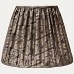 Fortuny Tzin Smoke and Aluminium Lampshade for US Lamps