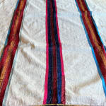 Wall Hanging In Shaped Silk Ribbons And Cotton Veil - Djerba Tunisia