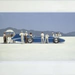 Jack Vettriano Bluebird at Bonneville Mounted