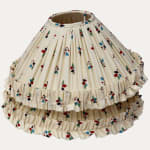 Decors Barbares Feuilles Nina Lampshade with Ruche Skirt