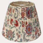 Charles Burger Percan Persale Lampshade with Finial Fitting
