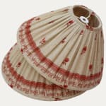 Decors Barbares Red Polonaise Handsewn Coolie Lampshade