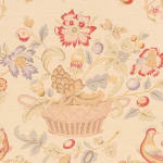 Bird Basket Bright On Beige