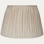 Creme Taffetas Silk Pembroke Lampshade
