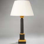Matignon Column Table Lamp Gilt & Bronze
