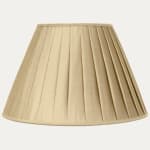 Douppion Sand Silk Box Pleated Lampshade