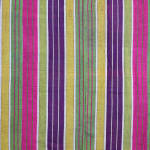 Vibrant Striped Silk Panel