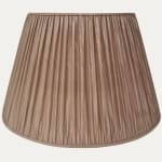 Elegant Dusty Pink Moire Silk Lampshade