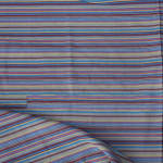 Uzbek Striped Floss Silk