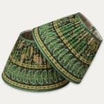 Decors Barbares Dans Le Foret Green Handsewn Lampshade