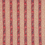 Le Grand Corail Rayure 14 Chemins Rouge Fond Crème