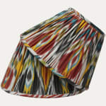 Multicoloured Silk & Cotton Ikat Lampshade