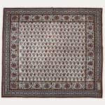 Block Printed Kalamkari with Pen Work on Cotton