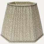 Rosal Bernal Indiana Satin Taupe Hexagonal Lampshade