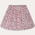 Sibyl Colefax & John Fowler Pink Seaweed on Cotton Lampshade