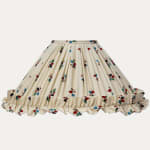 Decors Barbares Feuilles Nina Lampshade with Ruche Skirt