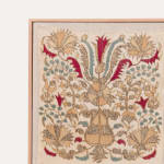 Framed Ottoman Greek Embroidery Early 19th C.