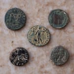 5 Roman Coins from Petra