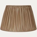 Autrichienne Silk Striped Lampshade with Silk Lining