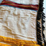Wall Hanging In Shaped Silk Ribbons And Cotton Veil - Djerba Tunisia