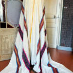 Wall Hanging In Shaped Silk Ribbons And Cotton Veil - Djerba Tunisia