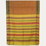 Handloomed Dhana Patra Ikat Tussar Silk Saree