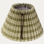 Christopher Moore Jura Sage Concertina Lampshade by Gaelle Langston