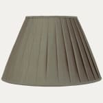 Bleu Orr Changeant SFJ Silk Box Pleated Lampshade