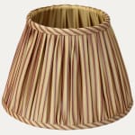 Claremont Autrichienne Striped Silk Lampshade for Wall Lights