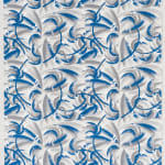 Tropical Wind Grey Blue On Oyster