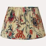 Pierre Frey Braquenie Saint Leger Bleu Handsewn Gathered Lampshade