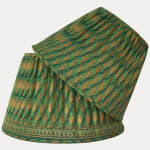 Fortuny Piumette Emerald Green & Gold Lampshade