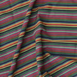 Uzbek Striped Floss Silk