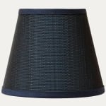 ohn Boyd Selle Blue Black Horsehair Lampshade