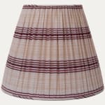 Antique Anatolian Striped Lampshade with Pure Henan Silk Lining