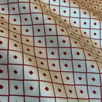 Celia Silk Taupe Maroon