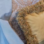 Cushions with a Brush Fringe Finish