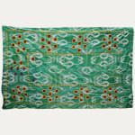 Uzbek Silk Ikat Suzani with Embroidery