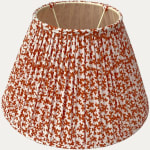 Sibyl Colefax & John Fowler Seaweed Orange on Cotton Lampshade