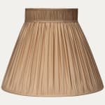 Beige SFJ Silk Collar Top Lampshade