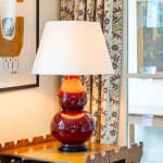 Avebury Table Lamp Sang de Boeuf