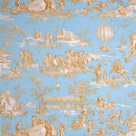 Gonesse Balloon Canvas Blue Gold