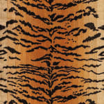 Scalamandre Tiger Silk Handwoven Black on Gold