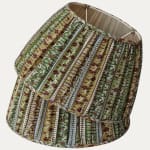 Claremont Kilim Stripe Handsewn Gathered Lampshade