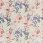 Rosevine Faded Blue Pink On Oyster