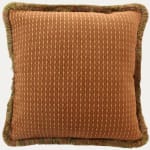 Patrick Gallagher Tessuti Orietta Pompei Cushion with Brush Fringe