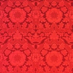 St Margaret Brocade Red