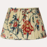 Pierre Frey Braquenie Saint Leger Bleu Handsewn Gathered Lampshade