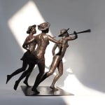 David Williams Ellis After The Party Bronze Sculpture
