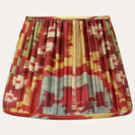 Colourful Handsewn Silk and Cotton Ikat Lampshades
